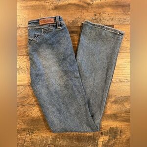 Rock & roll denim jeans mid rise boot cut 28 x 36